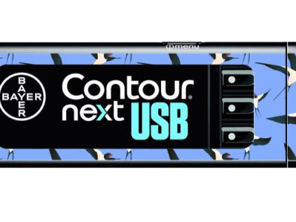 Bayer Contour Next USB Vinyl Sticker (Swallows)