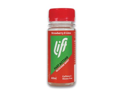 Box of 12 x Lift Strawberry & Lime Glucose Shots 60ml