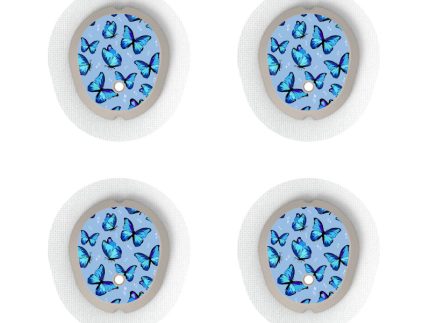 Dexcom G7/Dexcom ONE+ Sensor Sticker (Maya Flutter) 4pk
