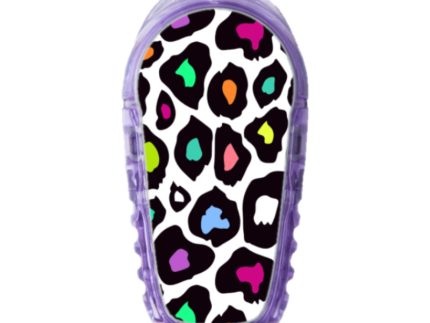 Dexcom G6/One Sensor Sticker (Neon Leopard)