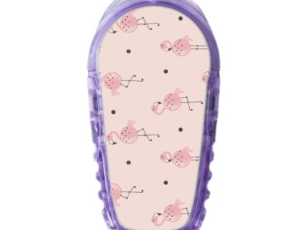 Dexcom G6/One Sensor Sticker (Fancy Flamingos)