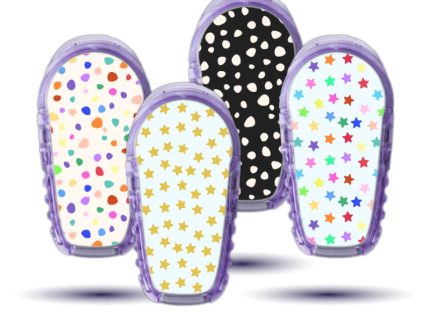 Dexcom G6/One Sensor Stickers (Celebration) 4pk
