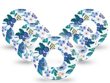ExpressionMed Blue Anemone Adhesive Patch Freestyle Libre 2