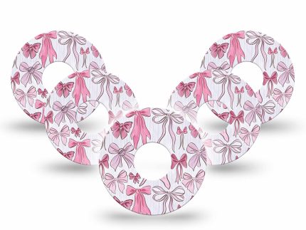 ExpressionMed Bows and Ribbons Adhesive Patch Freestyle Libre 3