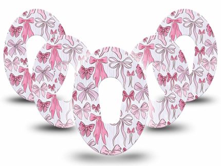 ExpressionMed Bows and Ribbons Adhesive Patch Dexcom G6/One