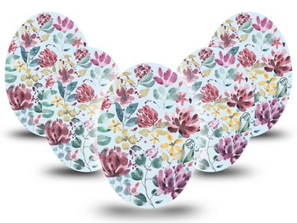 ExpressionMed Botanical Blooms Adhesive Patch Oval