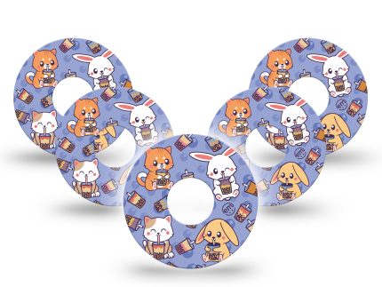 ExpressionMed Boba Buddies Adhesive Patch Freestyle Libre 3