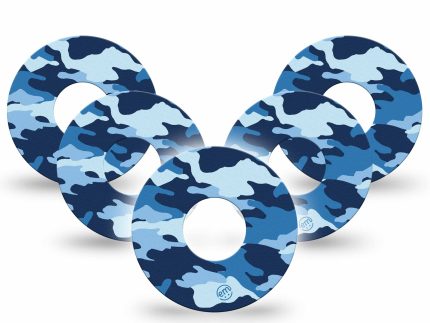 ExpressionMed Blue Camo Adhesive Patch Infusion Set