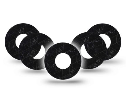 ExpressionMed Black Marble Adhesive Patch Freestyle Libre 2