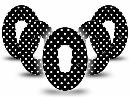ExpressionMed Black & White Polka Dot Adhesive Patch Dexcom G6/One