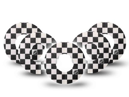 ExpressionMed Checkered Adhesive Patch Freestyle Libre 2
