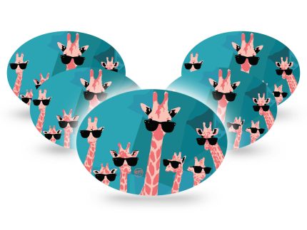 ExpressionMed Cool Giraffes Adhesive Patch Oval
