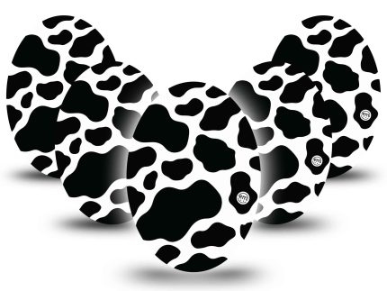 ExpressionMed Cow Print Adhesive Patch Oval