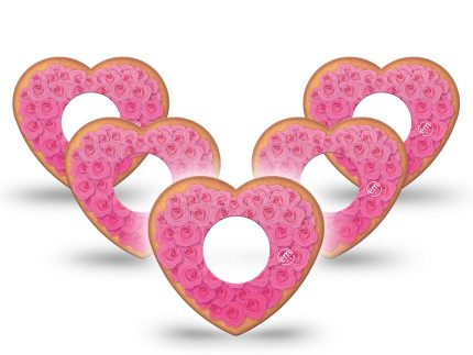 ExpressionMed Cutie Pie Cookie Heart Shaped Adhesive Patch Infusion Set