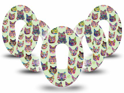ExpressionMed Cat Party Adhesive Patch Dexcom G6/One