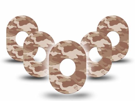 ExpressionMed Desert Camo Adhesive Patch Dexcom G7/Dexcom ONE+