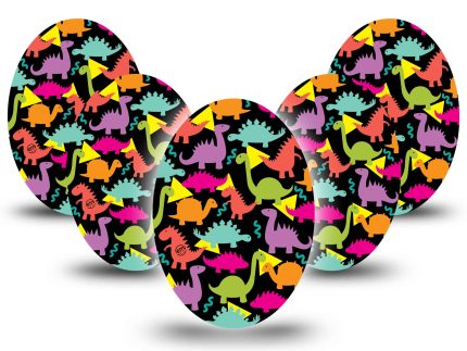 ExpressionMed Delightful Dinos Adhesive Patch Oval