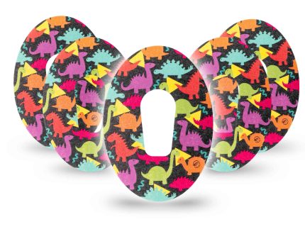 ExpressionMed Delightful Dinos Adhesive Patch Dexcom G6/One