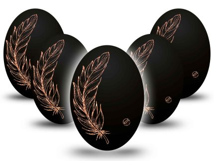 ExpressionMed Dusted Feather Adhesive Patch Oval