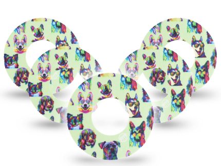 ExpressionMed Dog Party Adhesive Patch Freestyle Libre 2