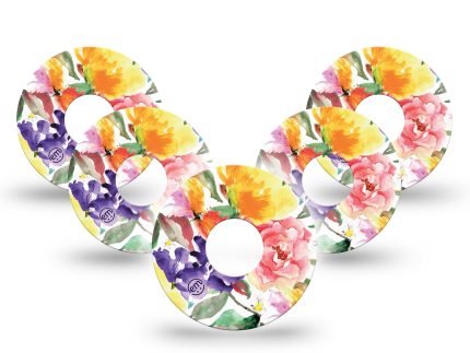 ExpressionMed Floral Art Adhesive Patch Freestyle Libre 3