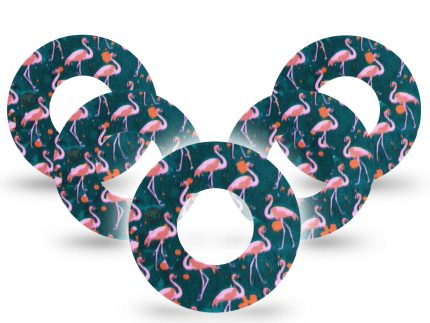 ExpressionMed Flamingos Adhesive Patch Freestyle Libre 2