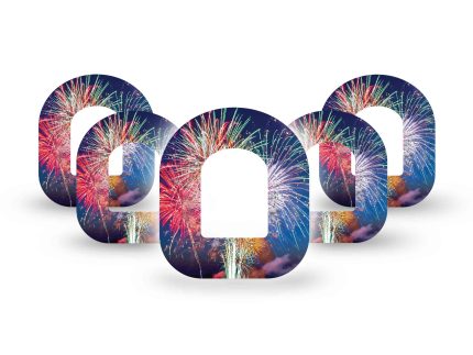 ExpressionMed Fireworks Adhesive Patch Omnipod