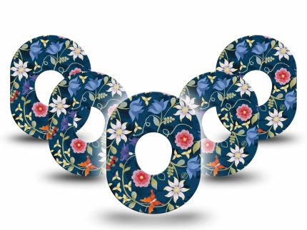 ExpressionMed Floral Folklore Adhesive Patch Dexcom G7/Dexcom ONE+