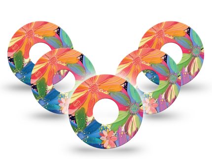 ExpressionMed Flower Song Adhesive Patch Freestyle Libre 3