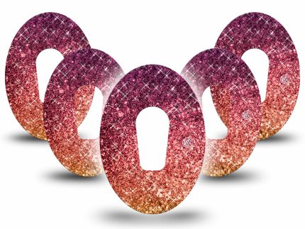 ExpressionMed Glittering Fall Ombre Adhesive Patch Dexcom G6/One