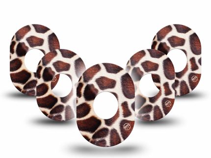 ExpressionMed Giraffe Print Adhesive Patch Dexcom G7/Dexcom ONE+