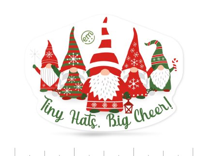 ExpressionMed Holiday Gnomies Decal Sticker