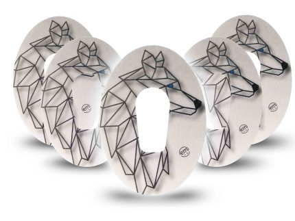 ExpressionMed Iron Wolf Adhesive Patch Dexcom G6/One