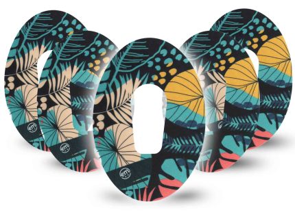 ExpressionMed Jungle Tropics Adhesive Patch Dexcom G6/One