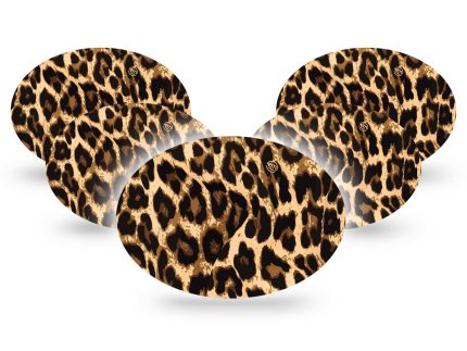 ExpressionMed Leopard Print Adhesive Patch Oval