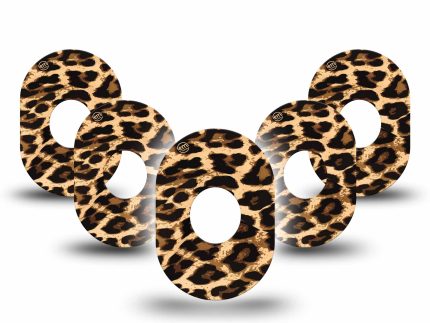 ExpressionMed Leopard Print Adhesive Patch Dexcom G7/Dexcom ONE+