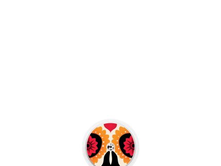 ExpressionMed Libre 2 Sensor Sticker (Dia de los Muertos Skull)