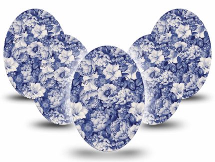 ExpressionMed Moody Blues Adhesive Patch Oval