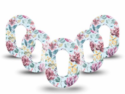 ExpressionMed Mini Botanical Blooms Adhesive Patch Dexcom G6/One