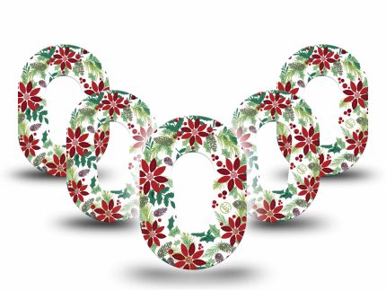 ExpressionMed Mini Christmas Wreath Adhesive Patch Dexcom G6/One
