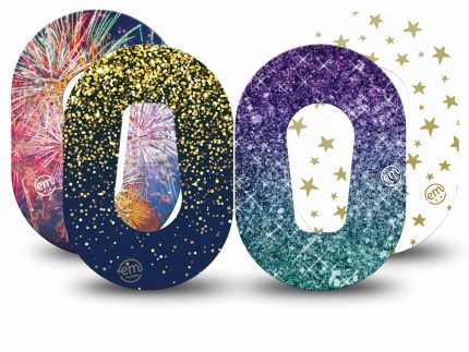 ExpressionMed Mini Celebrations Variety 4 Patch Pack Dexcom G6/One
