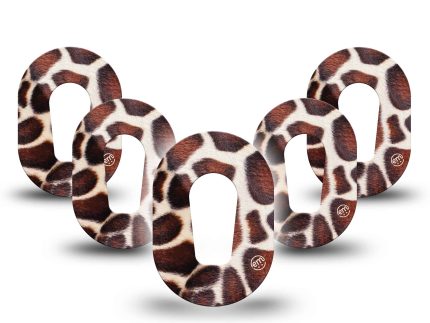 ExpressionMed Mini Giraffe Print Adhesive Patch Dexcom G6/One