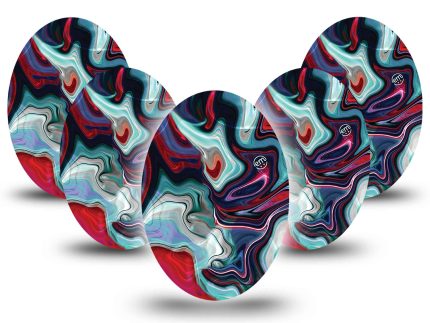 ExpressionMed Moody Marble Adhesive Patch Oval
