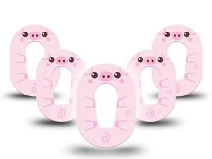 ExpressionMed Mini Strawberry Piglet Adhesive Patch Dexcom G6/One