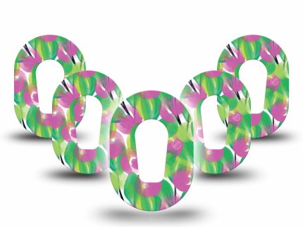 ExpressionMed Mini Stylish Blooms Adhesive Patch Dexcom G6/One