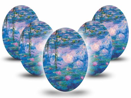 ExpressionMed Monet Water Lilies Adhesive Patch Oval