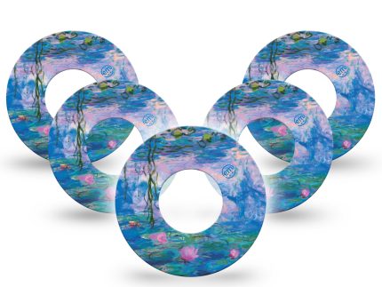 ExpressionMed Monet Water Lilies Adhesive Patch Freestyle Libre 2
