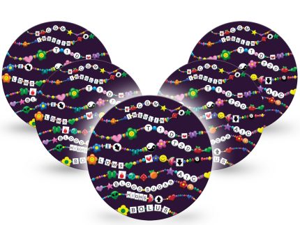 ExpressionMed OverPatch Awareness Friendship Bracelet Adhesive Patch Freestyle Libre 2 or 3