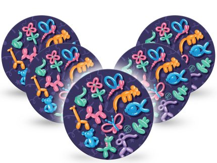 ExpressionMed OverPatch Balloon Animals Adhesive Patch Freestyle Libre 2 or 3