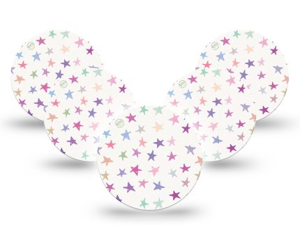 ExpressionMed OverPatch Bright Stars Adhesive Patch Freestyle Libre 3